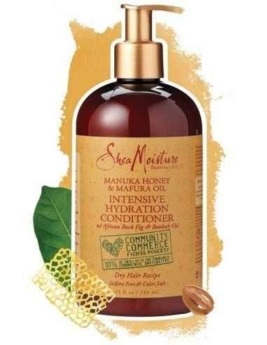 Shea Moisture Manuka Honey & Mafura Oil Intensive Hydration Acondicionador 384ml - Curly Stop