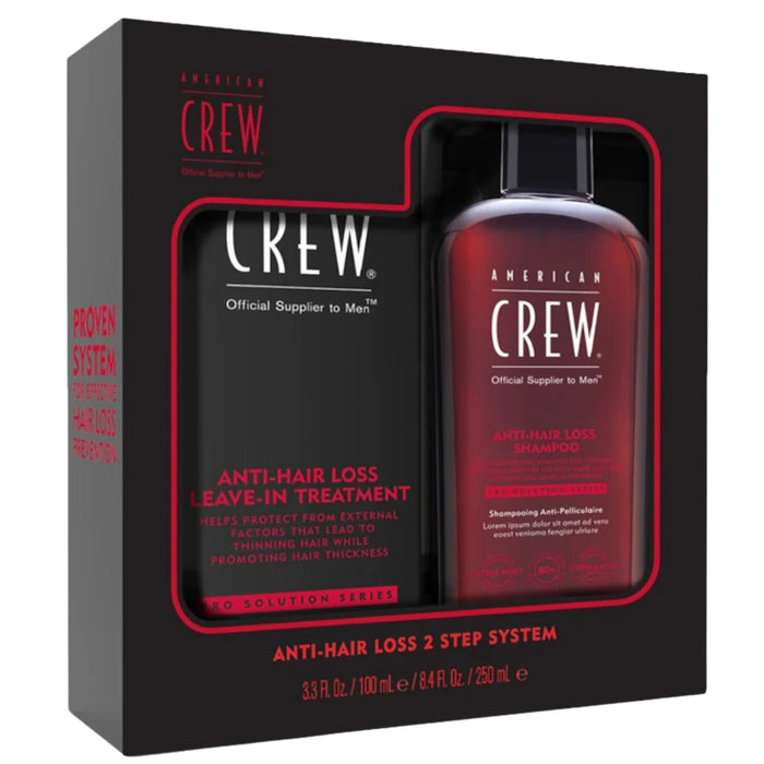 American Crew Sistema Anticaìda Del Cabello De 2 Pasos De