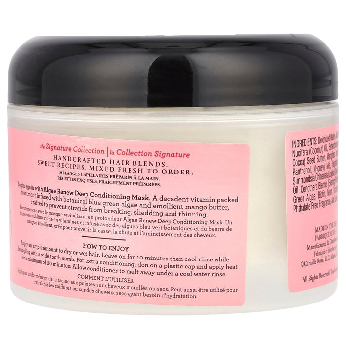 Máscara de Condicionamento Profundo Camille Rose Algae Renew 240ml