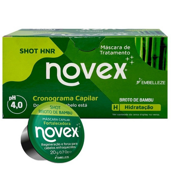 Novex Shot Mascarilla Broto Bambu 12*20g