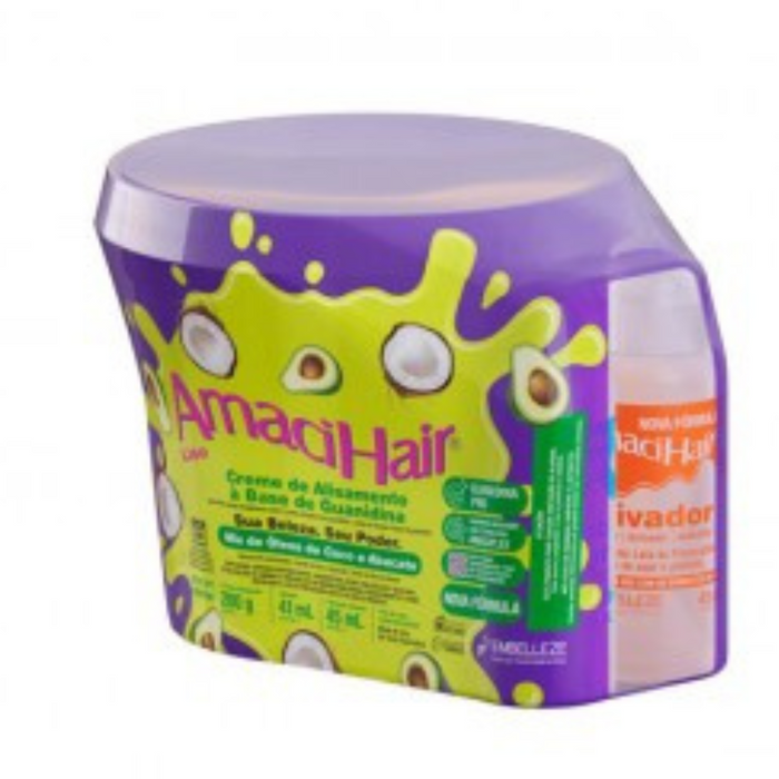 Novex Amacihair Straight Hair Mask Baldinho 200g