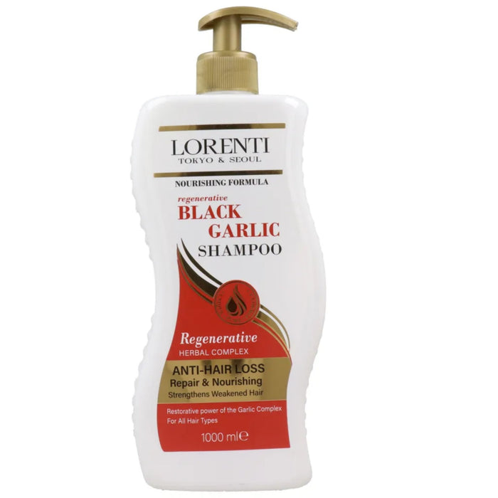 Lorenti Hair Champú 1000 ml Black Garlik