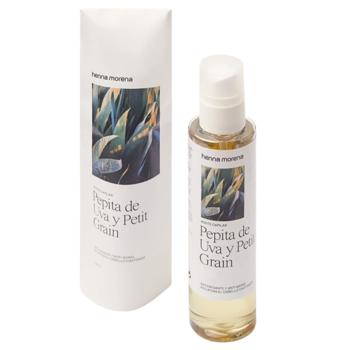 Henna Morena Aceite De Pepita De Uva Y Petit Grain 250ml
