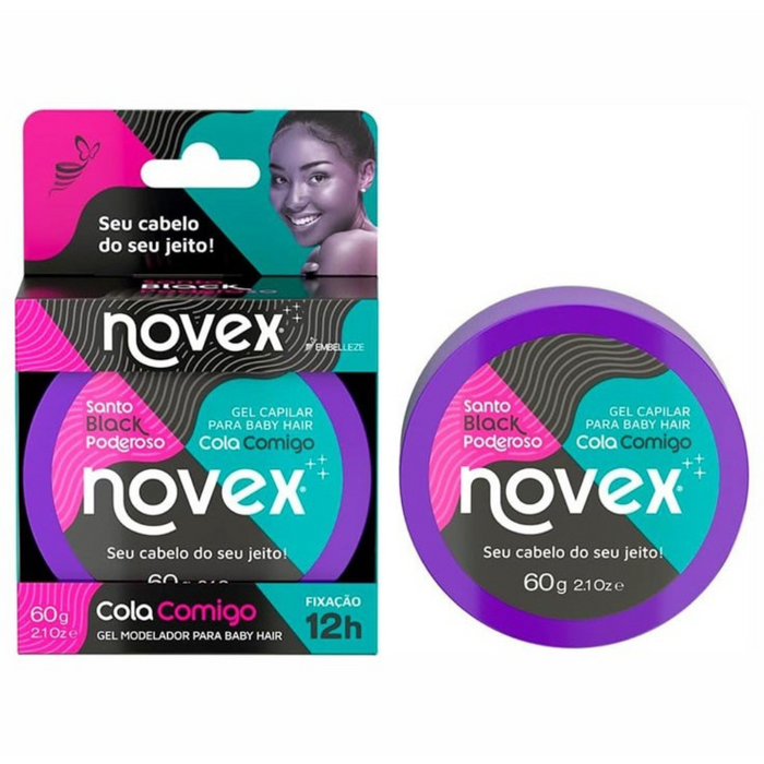 Novex Santo Black Poderoso Gel 60g