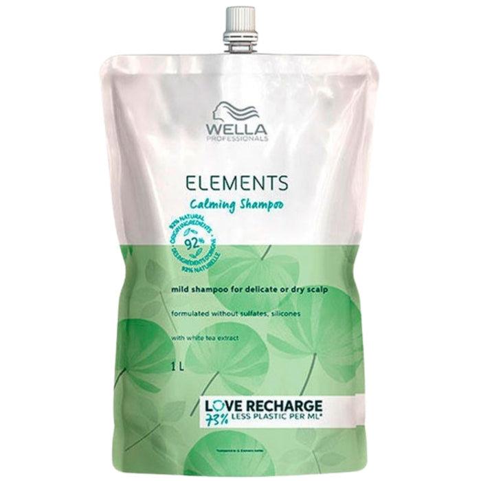 Wella Elements Calming Shampoo 1000ml Nuevo Formato Refill
