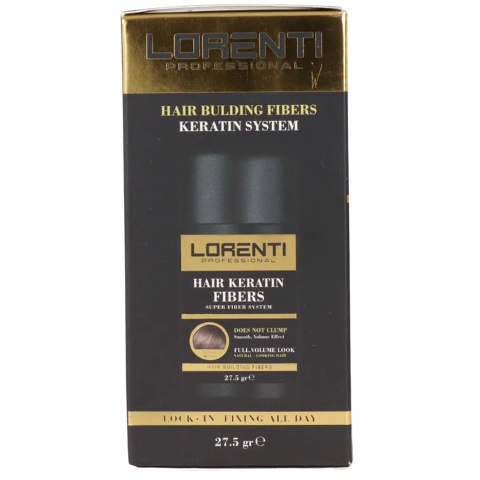Lorenti Hair Keratin Fibers 27.5Gr Medium Brown