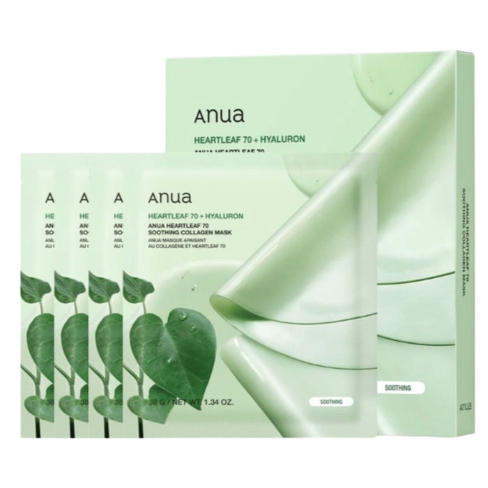 Heartleaf 70 Soothing Collagen Mask X4U