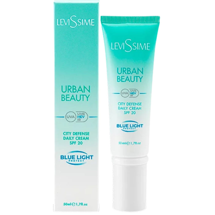 Levissime Urban Beauty City Defense Daily Cream SPF 20 Blue 50Ml