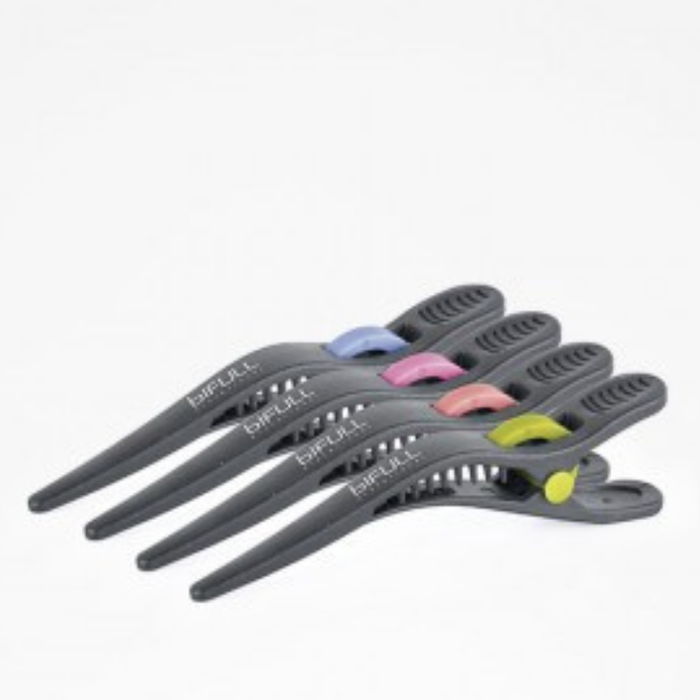 Bifull Pinzas Separación Negras Con Detalles De Color 10 Cm (Pack 4 Unids)