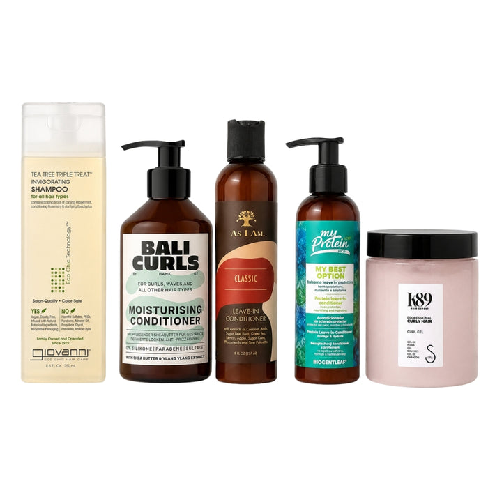 Pack Rutina Curly Equilibrio, Proteína y Definición