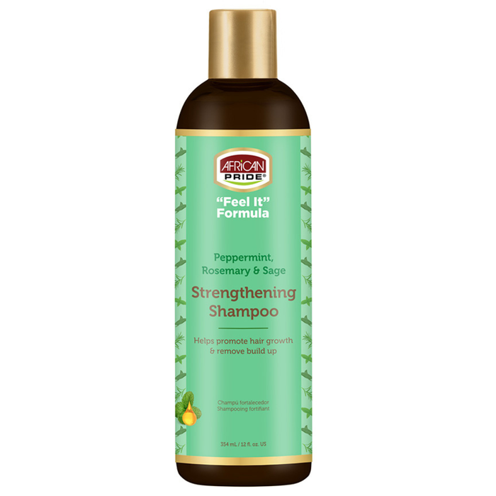 African Pride Peppermint & Rosemary Strengthening Shampoo 354ml