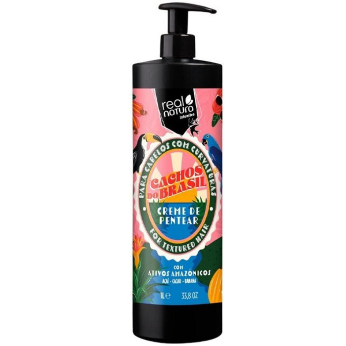 Real Natura Creme De Pentear Cachos Do Brasil 1L