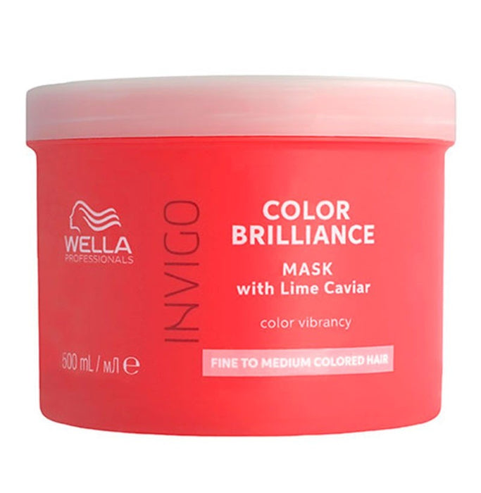 Wella Invigo Brilliance Mascarilla Cabello Fine 500 Ml Nuevo Formato