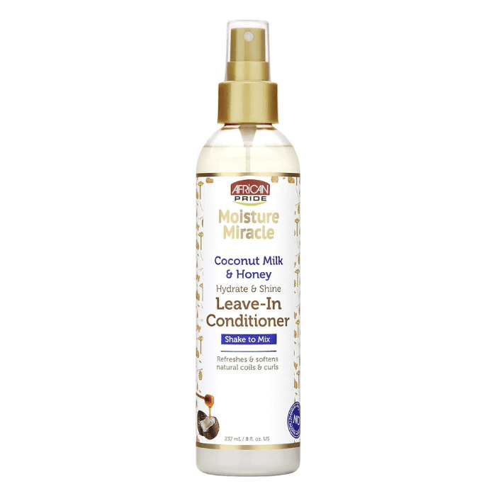African Pride Moisture Miracle Leave-In Spray 8oz - Curly Stop