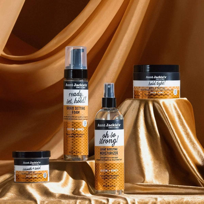 Aunt Jackie's Biotin & Honey Smooth & Swirl Edge Gel 8oz - Curly Stop
