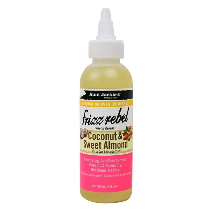 Aunt Jackie´s Frizz Rebel Coconut and Sweet Almond oil 118ml - Curly Stop