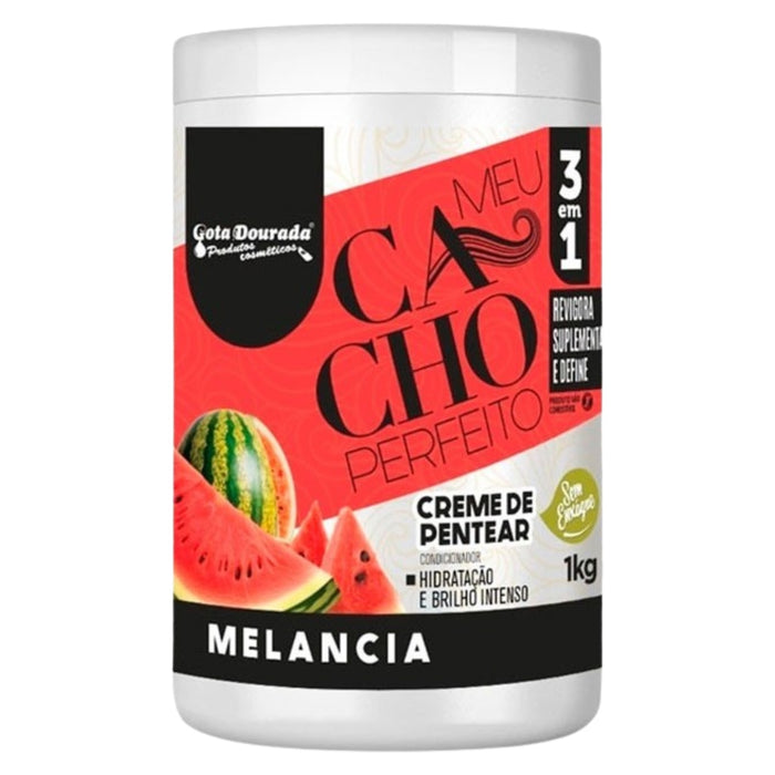 Gota Dourada Cr. Pent. Meu Cacho Perfeito Melancia 1kg