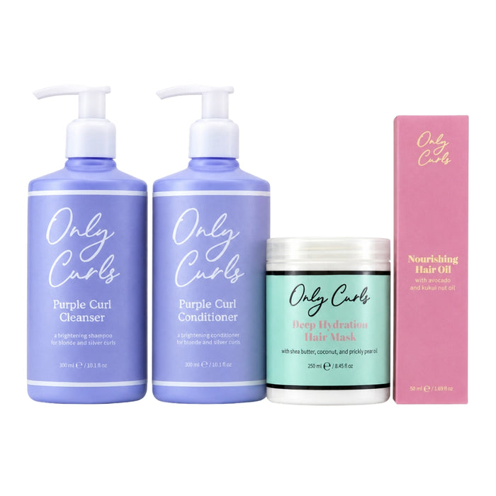 Pack Only Curls Purple Hidratación y Brillo