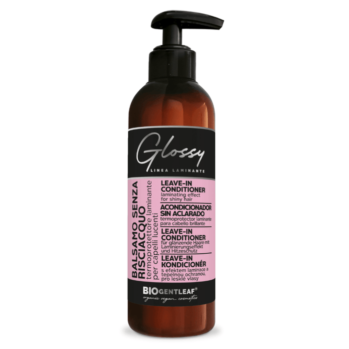 BioGentleaf Acondicionador Sin Aclarado Leave In Glossy Laminante Para Cabello Brillante 200ml - Curly Stop