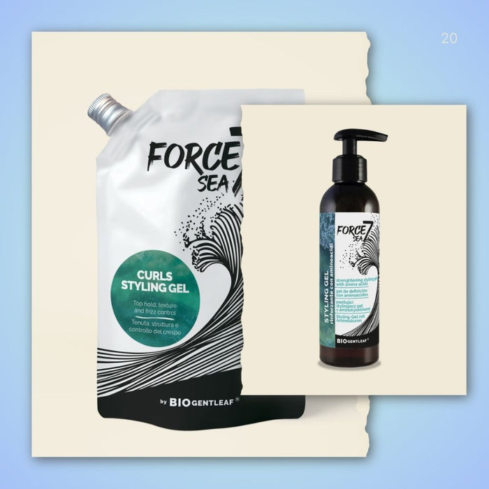 BioGentleaf Force 7 Sea Strenghtening Styling Gel 200ml - Curly Stop