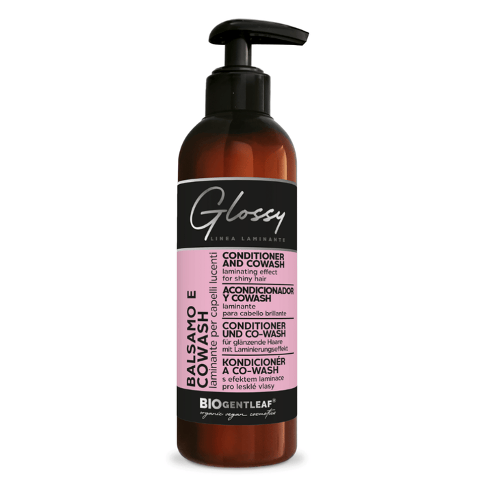 BioGentleaf Glossy Acondicionador y Cowash Laminante Para Cabello Brillante 200ml - Curly Stop