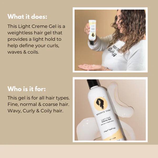 Bounce Curl Light Creme Gel - Curly Stop