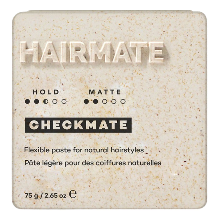 HairMatePasta Flexible Check Mate Para Peinados Naturales, 75 g
