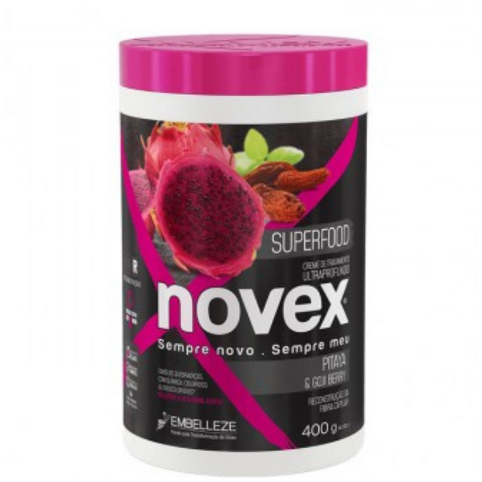 Novex Superhairfood Pitaya & Goji Deep Hair Mask Reconstruction And Strength 400g