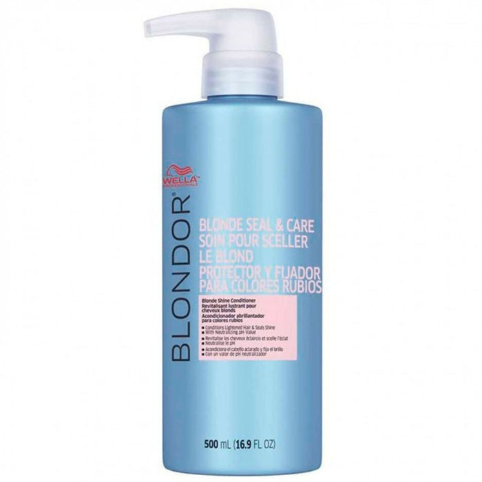 Wella Blondor Seal & Care Shine Conditioner 500Ml Nuevo Formato