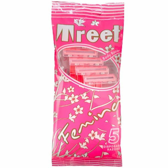 Perfect Beauty Maquinilla De Afeitar Desechables Rosas 5 Uds Body Razor Treet Femenina