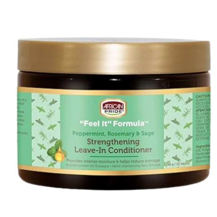 African Pride Peppermint And Rosemary Leave in 12 oz