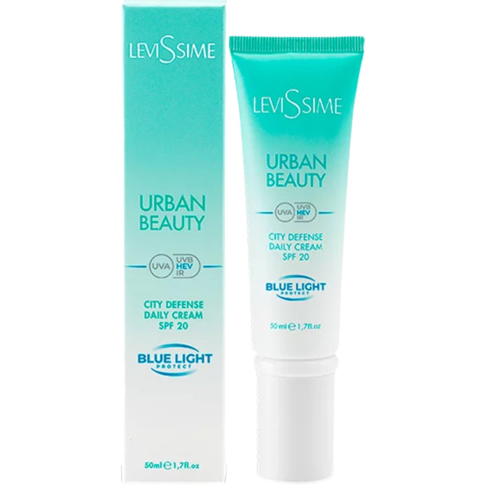 Levissime Urban Beauty City Defense Daily Cream SPF 20 Blue 50Ml