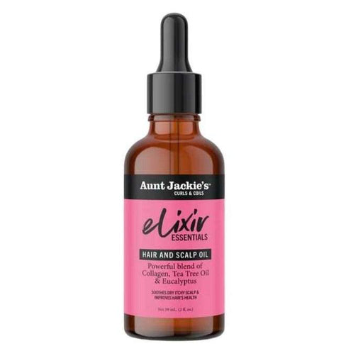Elixir Essentials Collagen And Tea Tree Hair Scalp Oil Aunt Jackie’s - Curly Stop