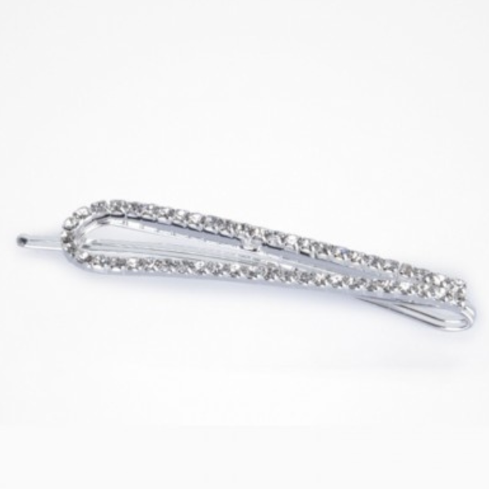 Bifull Horquillas Decoradas Diamonds Drop Silver