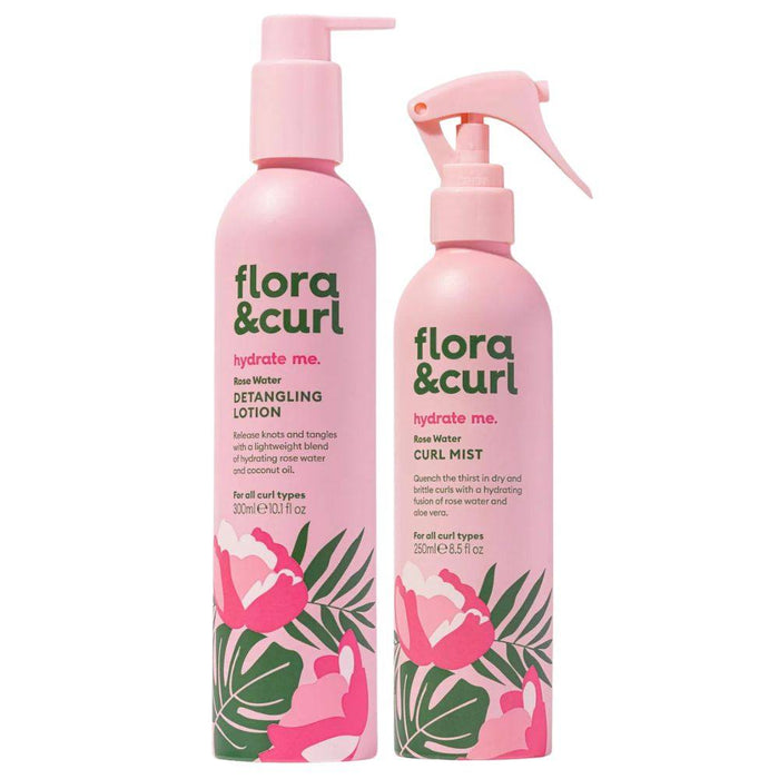 Flora & Curl Hydrate Me Rose Water Hydrating Pack - Curly Stop