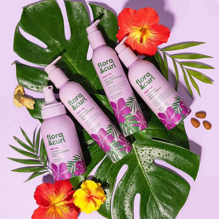 Flora & Curl Style Me Sweet Hibiscus Curl Volumizing Foam 300ml - Curly Stop