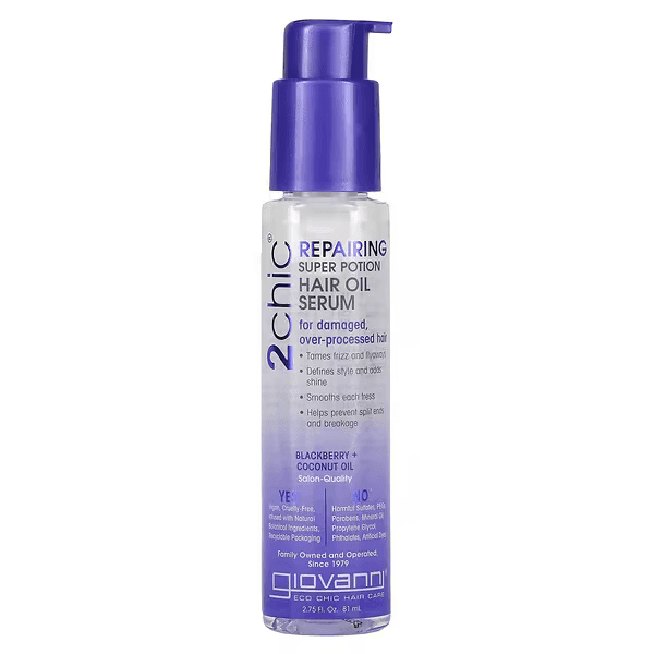 Giovanni 2chic Repairing Super Potion Hair Oil Serum 81ml - Curly Stop