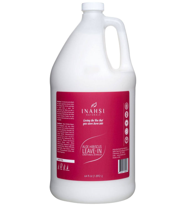 Inahsi Naturals Aloe Hibiscus Leave-In Acondicionador & Detangler - Curly Stop