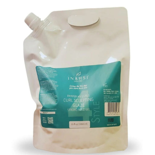 Inahsi Naturals Pamper My Curl Curl Sculpting Glaze Strong Hold Gel - Curly Stop