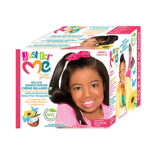 Just For Me Relaxer Kit Super - Curly Stop