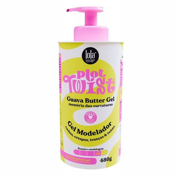 Lola Cosmetics Plot Twist Guava Butter Gel Modelador 480g - Curly Stop