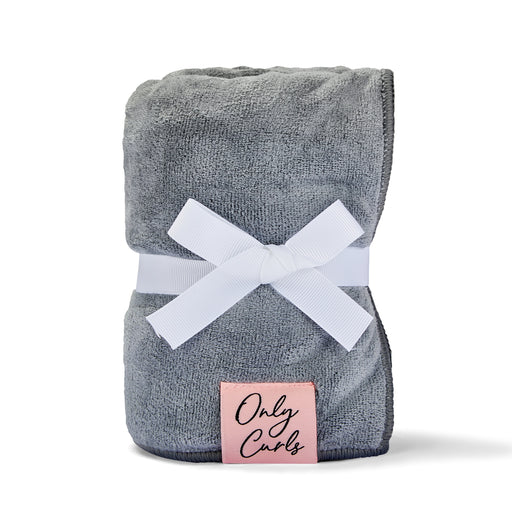 Only Curls Microfibre Curl towel Grey - Curly Stop