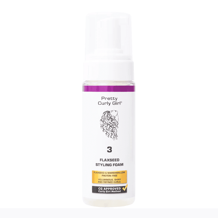 Pretty Curly Girl Flaxseed Styling Foam 150ml - Curly Stop