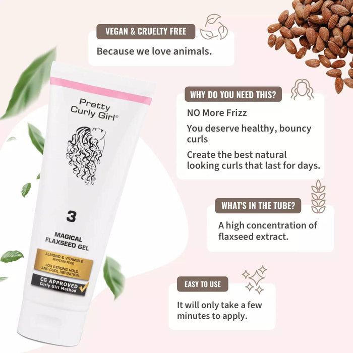 Pretty Curly Girl Magical Flaxseed Gel - Curly Stop