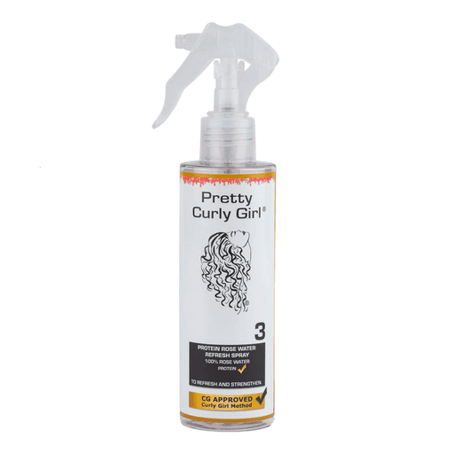 Protein Rose Water Refresh Spray Pretty Curly Girl - Curly Stop