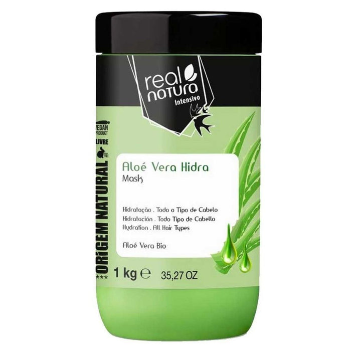Real Natura Aloé Vera Hidra Máscara 1kg - Curly Stop