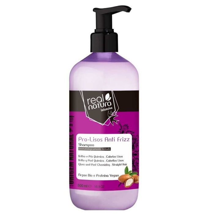 Real Natura Champú Pro-Lisos Anti Frizz 500ml - Curly Stop
