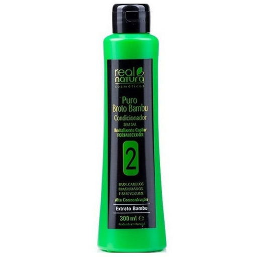 Real Natura Condicionador Puro Bamboo 300ml - Curly Stop