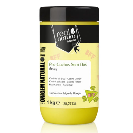 Real Natura Creme de Pentear Pro-Cachos Sem Nós 1kg - Curly Stop
