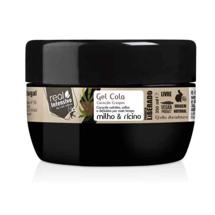 Real Natura Gel Cola Caracóis Crespos Liberado 350ml - Curly Stop